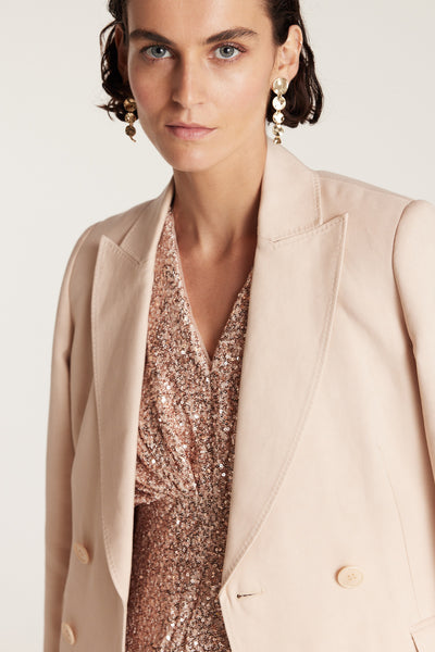 Sequin Gown - Gold-Perri Cutten