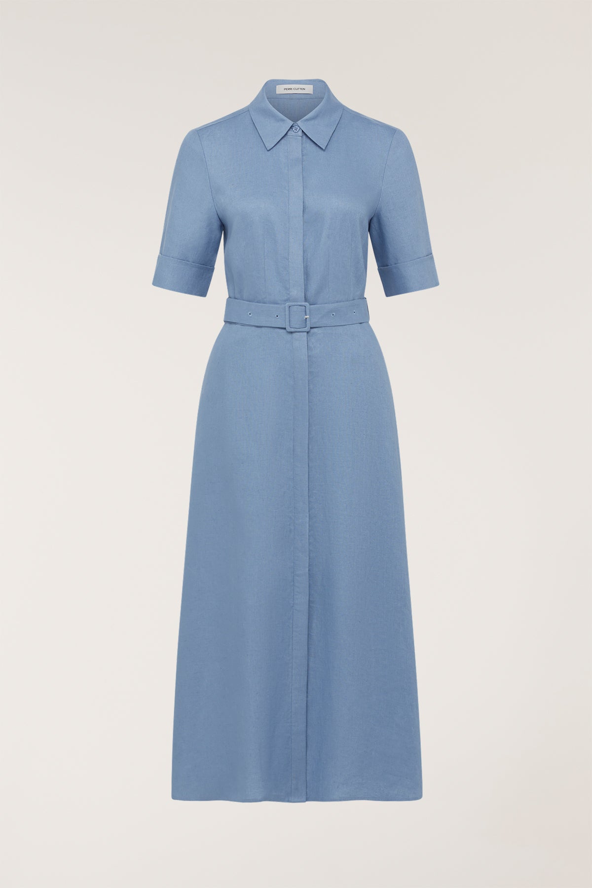 Lucinda Shirtmaker Dress - Cornflower-Perri Cutten