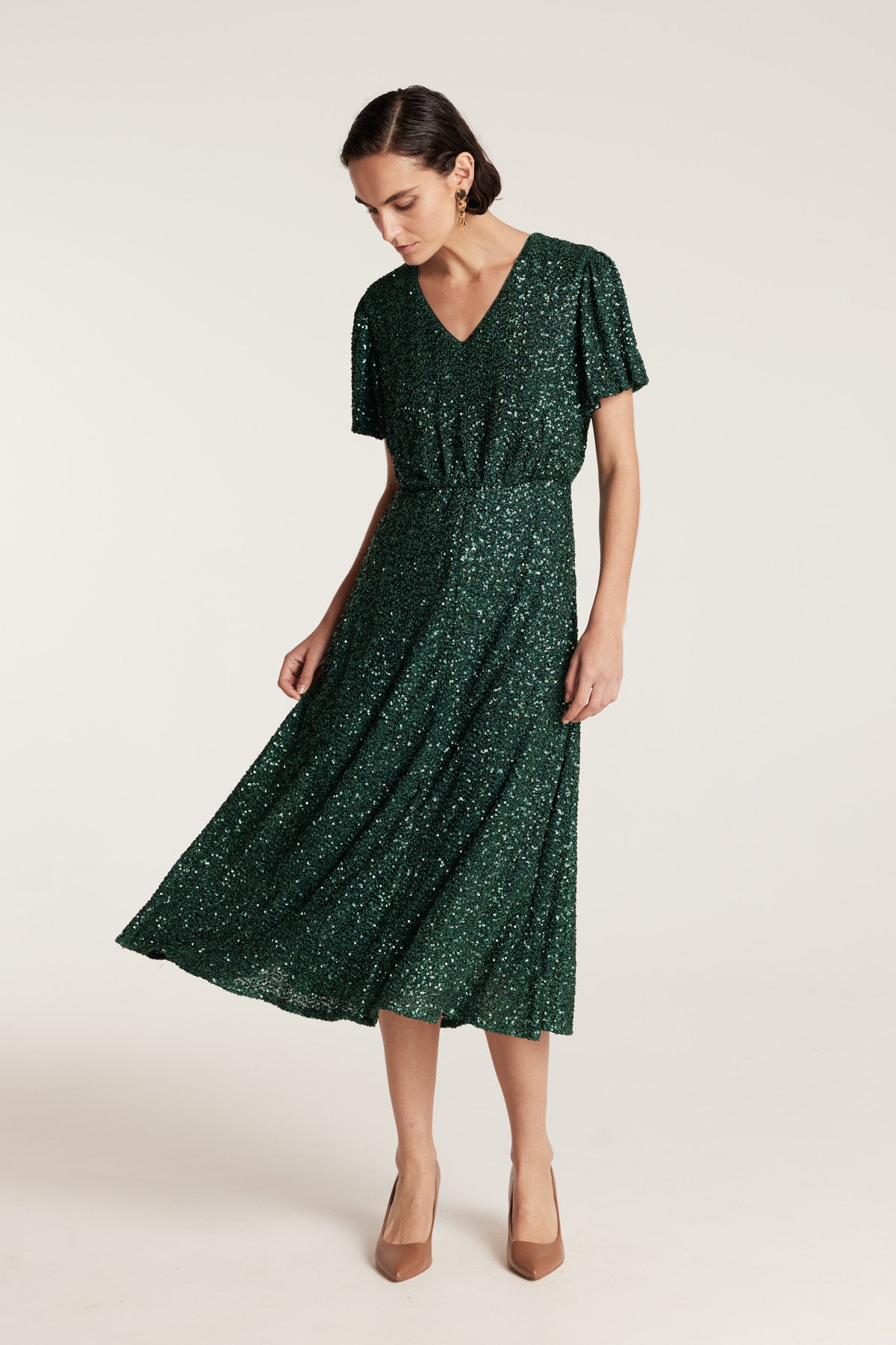 Sequin Dress - Olive-Perri Cutten
