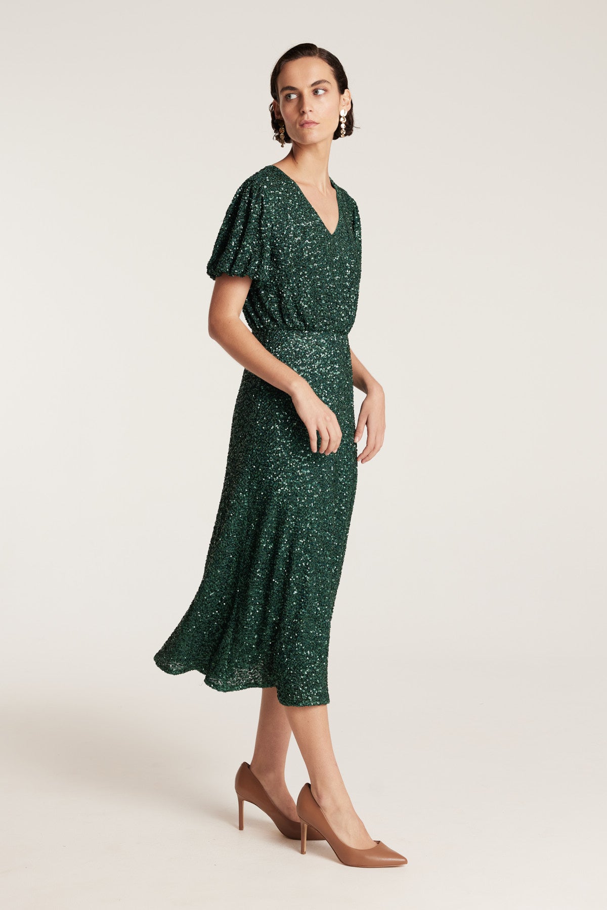 Sequin Dress - Olive-Perri Cutten