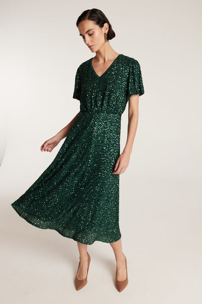 Sequin Dress - Olive-Perri Cutten