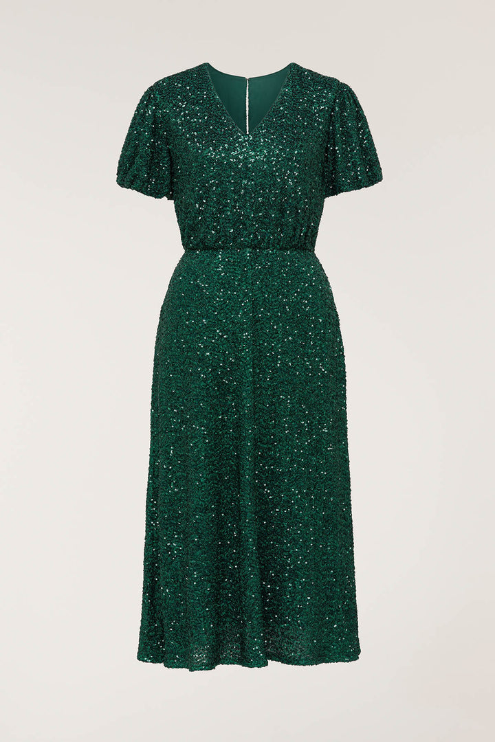 Sequin Dress - Olive