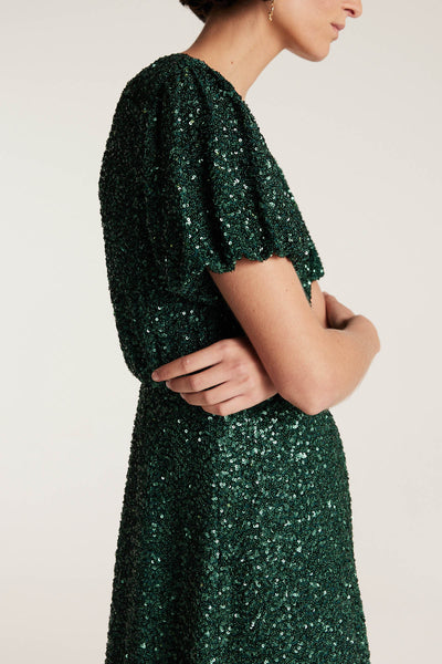 Sequin Dress - Olive-Perri Cutten