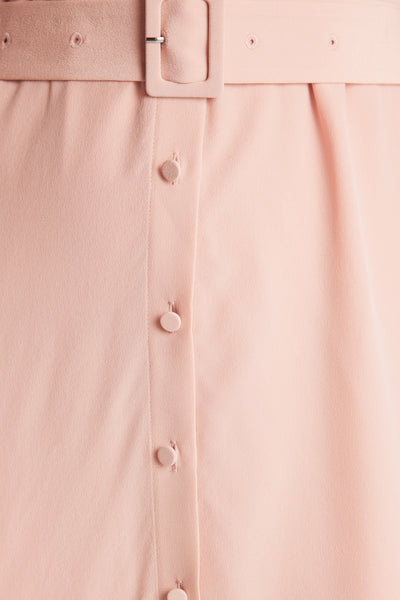 Jewelled Silk Dress - Pink-Perri Cutten