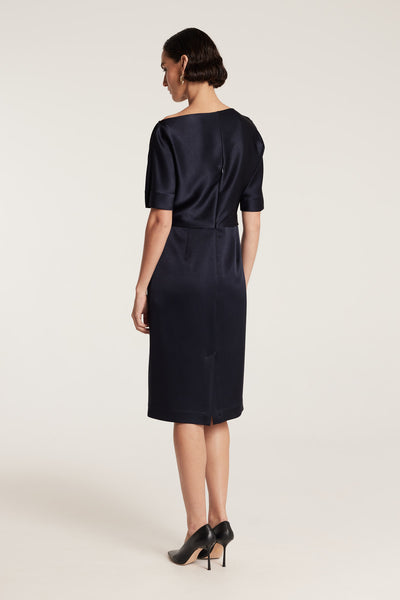 Drape Dress - Navy-Perri Cutten