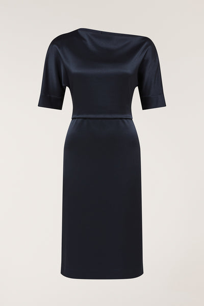 Drape Dress - Navy-Perri Cutten