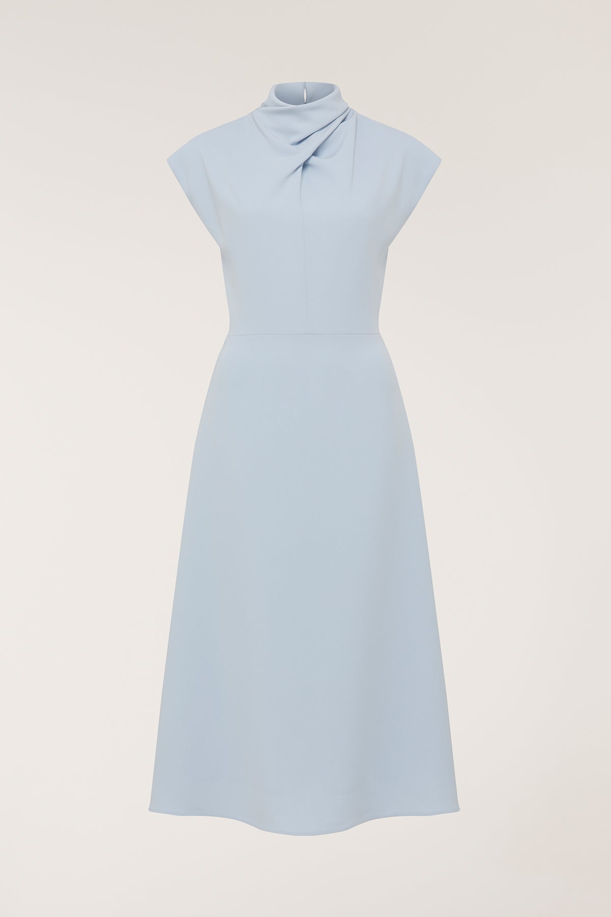 Structured Dress - Powder Blue-Perri Cutten