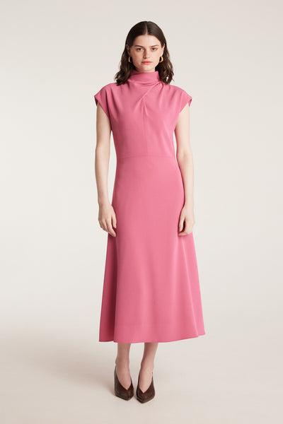 Structured Dress - Rose Pink-Perri Cutten