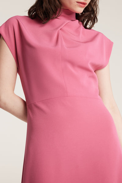Structured Dress - Rose Pink-Perri Cutten