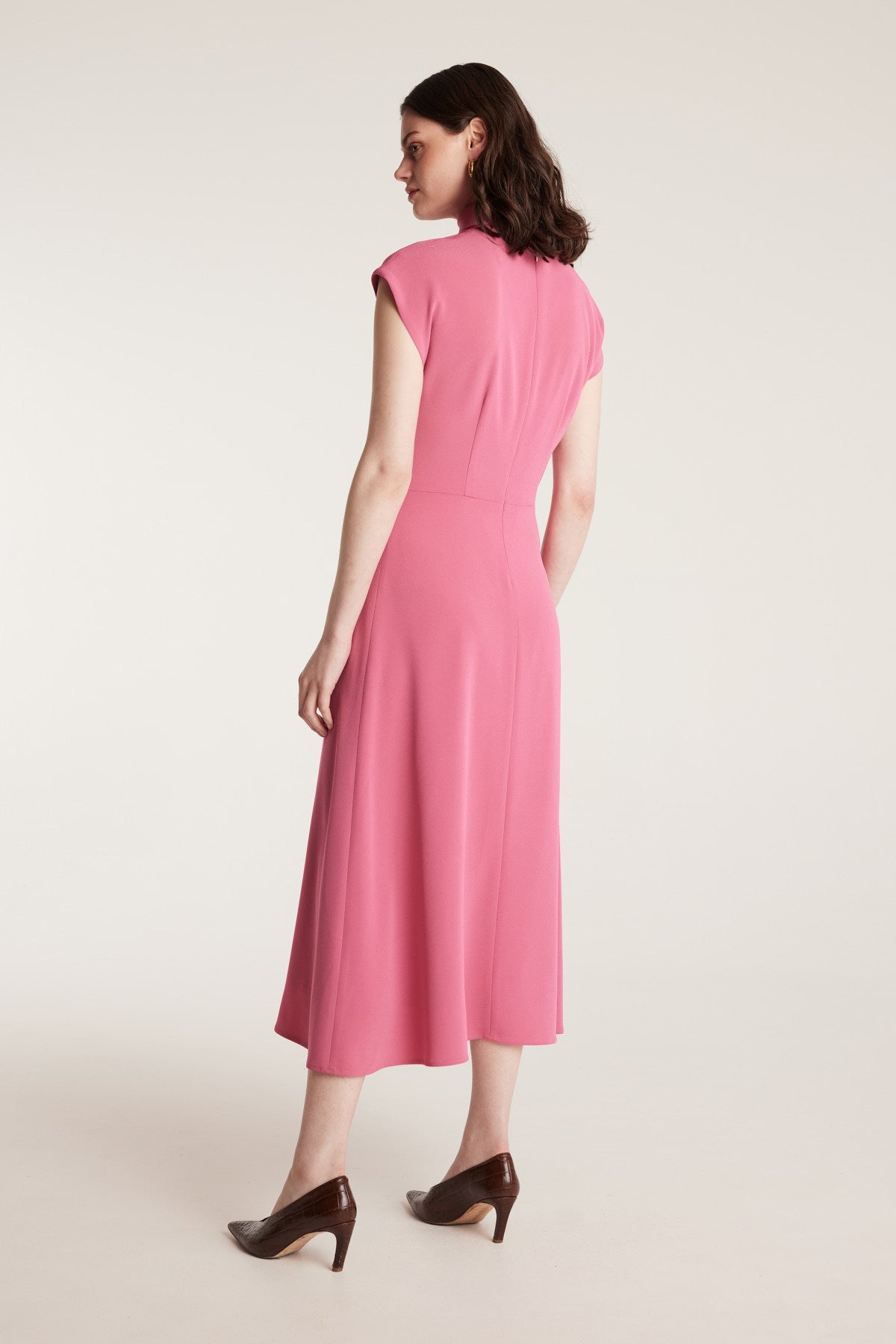 Structured Dress - Rose Pink-Perri Cutten