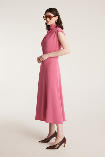 Structured Dress - Rose Pink-Perri Cutten