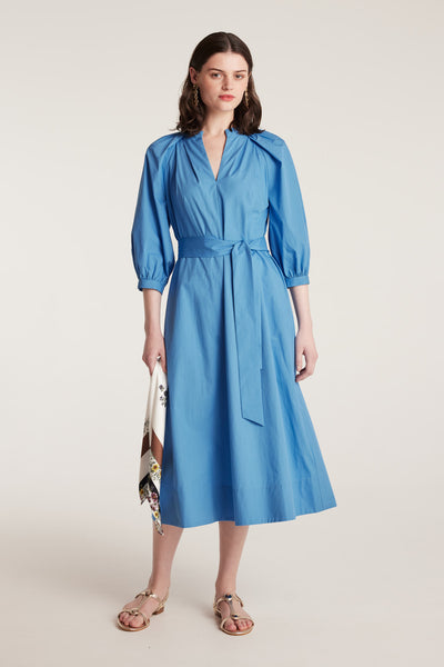Klein Shirt Dress - Blue-Perri Cutten