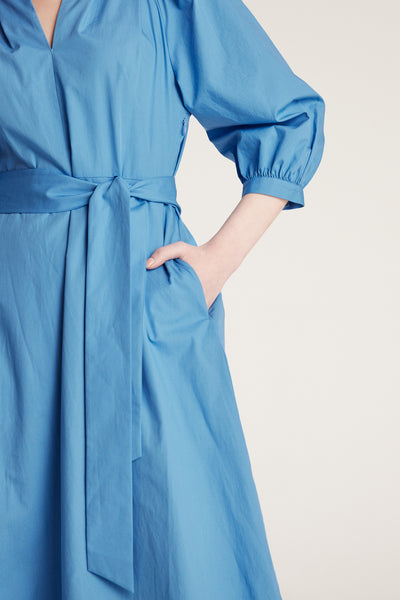 Klein Shirt Dress - Blue-Perri Cutten