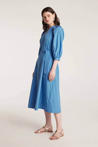 Klein Shirt Dress - Blue-Perri Cutten