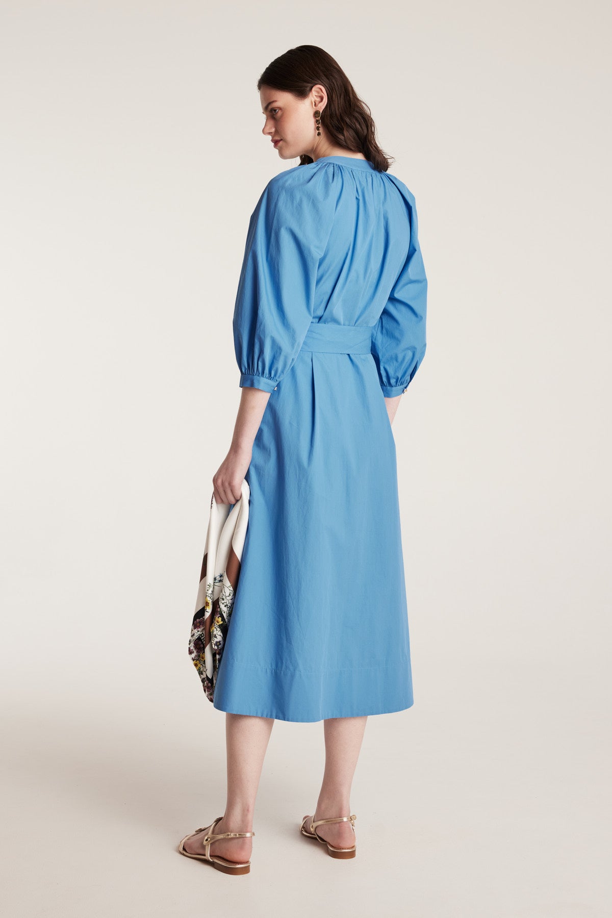 Klein Shirt Dress - Blue-Perri Cutten