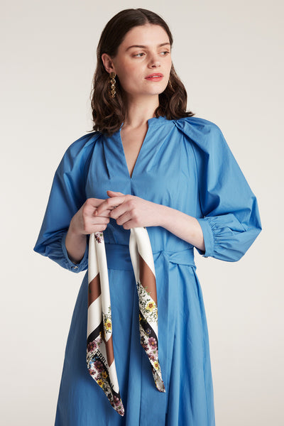 Klein Shirt Dress - Blue-Perri Cutten