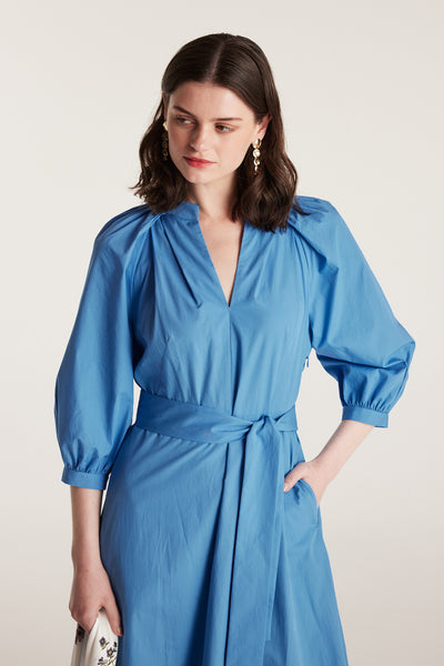 Klein Shirt Dress - Blue-Perri Cutten