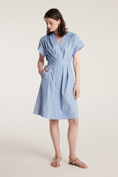 Cotton Sundress - Blue-Perri Cutten