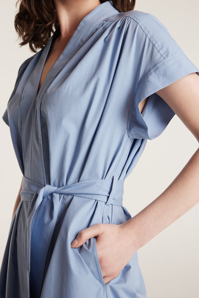 Cotton Sundress - Blue-Perri Cutten