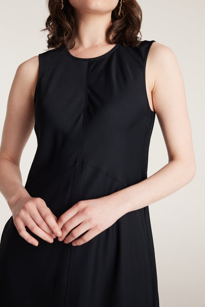 Column Dress - Navy-Perri Cutten