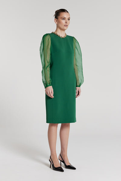 Livinia Dress - Jewel Green-Perri Cutten