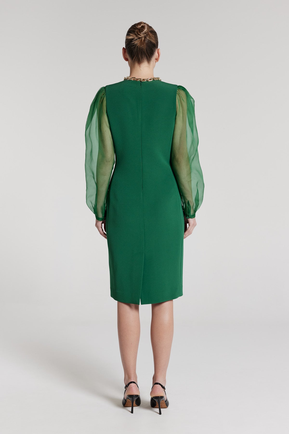Livinia Dress - Jewel Green-Perri Cutten
