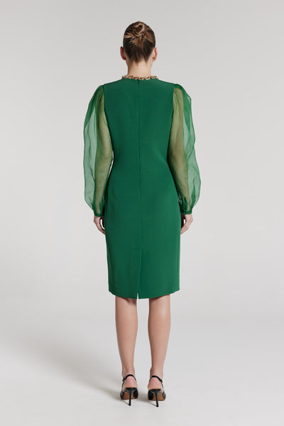 Livinia Dress - Jewel Green-Perri Cutten