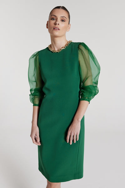 Livinia Dress - Jewel Green-Perri Cutten