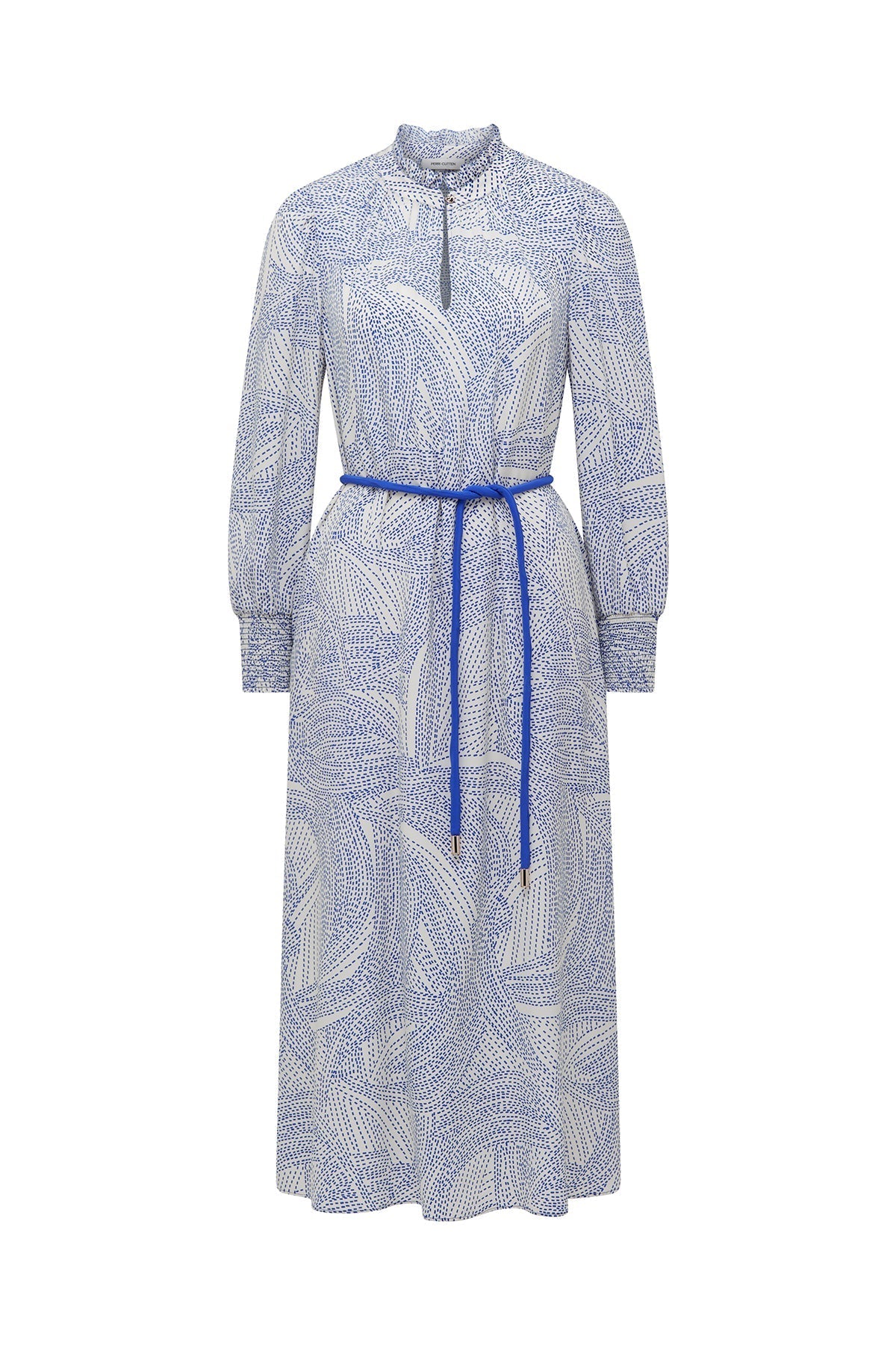 Leonora Silk Dress - Lagoon-Perri Cutten