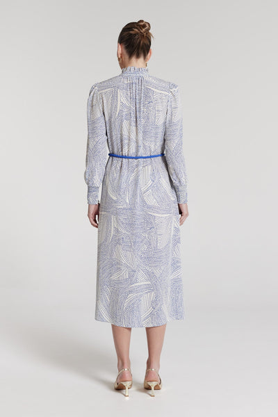 Leonora Silk Dress - Lagoon-Perri Cutten