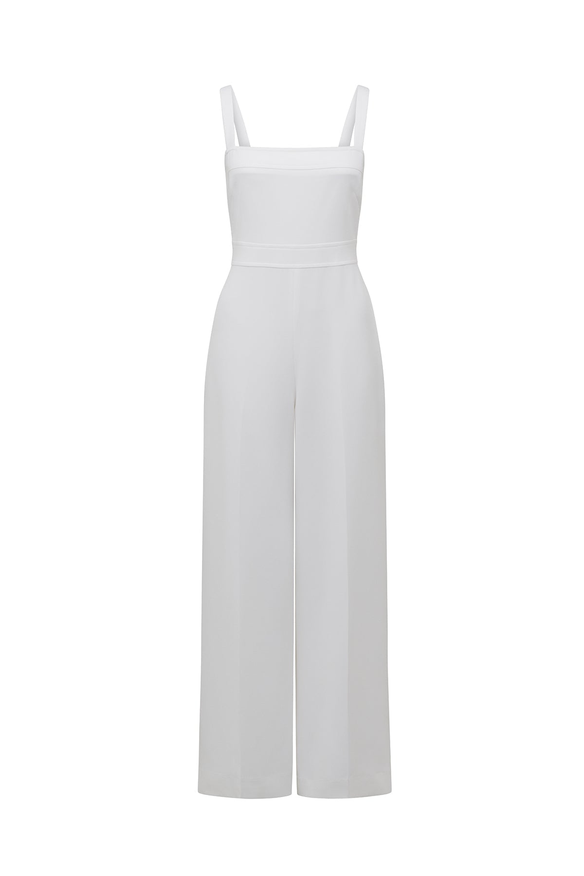 Lauren Jumpsuit - Chalk White-Perri Cutten