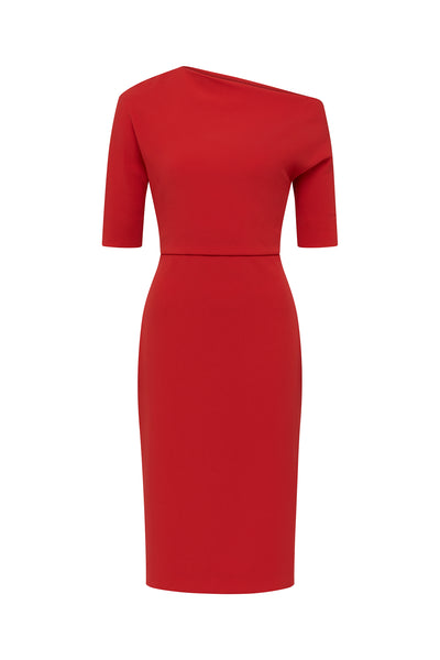Symphony Dress - Red-Perri Cutten