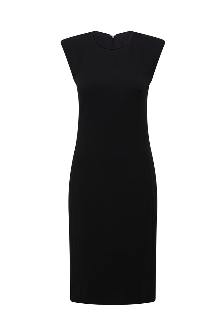 アトリエダンタン　Kobell Cotton Dress ブラック　Free Kyoto Dress In Black Cotton Linen – St Frock