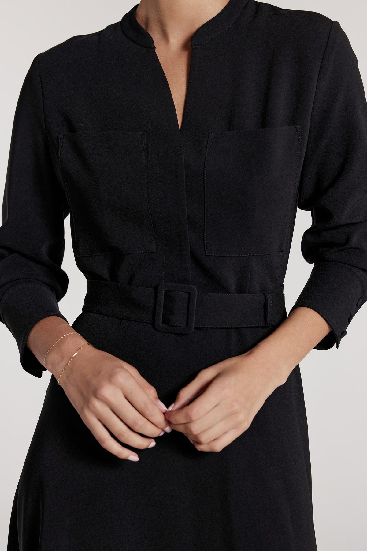 Buckle Dress Black Perri Cutten