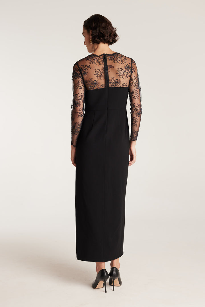 Estelle Lace Gown - Black Perri Cutten Estelle Lace Gown - Black Perri Cutten