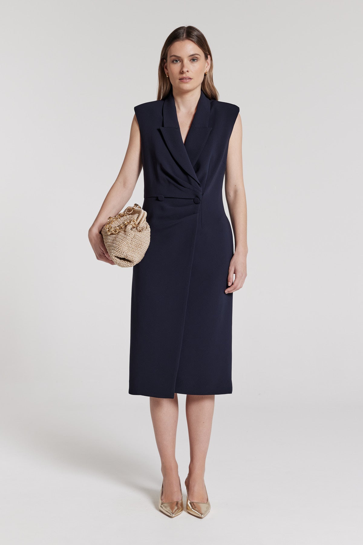 Diana Dress - Navy-Perri Cutten