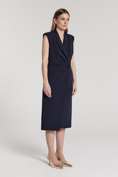 Diana Dress - Navy-Perri Cutten