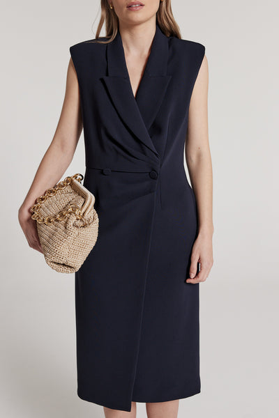 Diana Dress - Navy-Perri Cutten