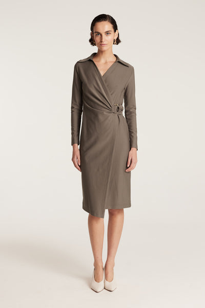 Dana Dress - Pewter-Perri Cutten