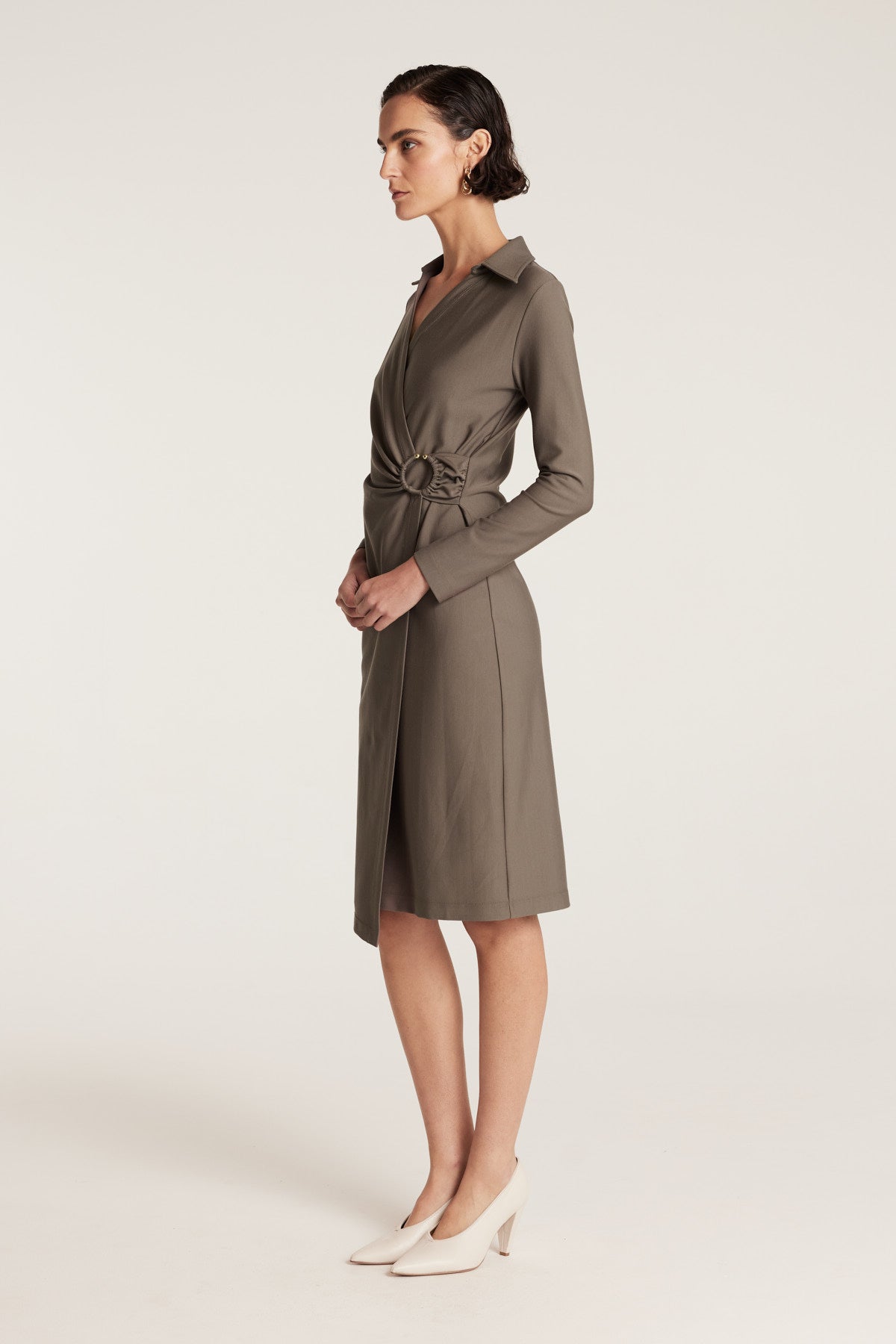 Dana Dress - Pewter-Perri Cutten