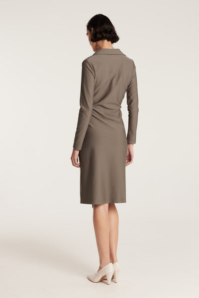 Dana Dress - Pewter-Perri Cutten