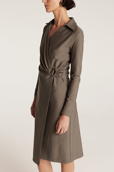Dana Dress - Pewter-Perri Cutten