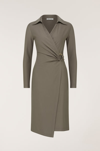 Dana Dress - Pewter-Perri Cutten