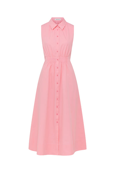Summer Shirtmaker Dress - Pink-Perri Cutten