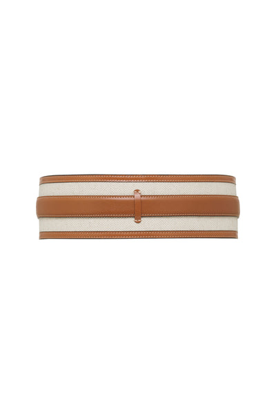 Hessian Waist Belt - Neutrals-Perri Cutten