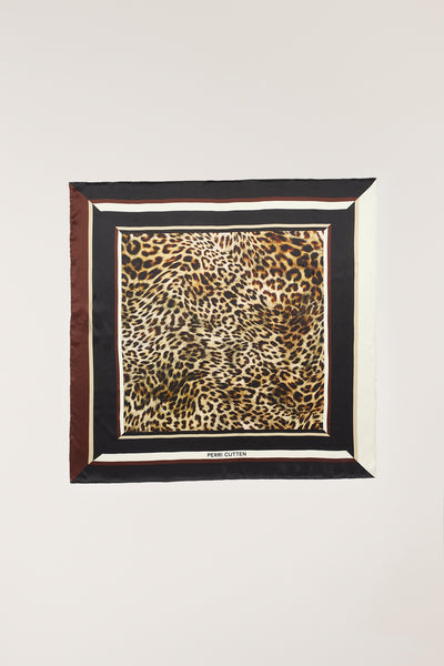 Animal Silk Scarf - Animal-Perri Cutten