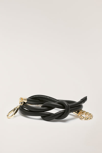 Knot Front Belt - Black-Perri Cutten