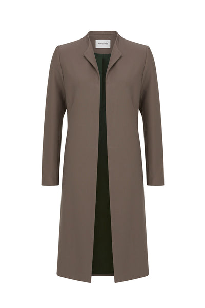 Allegra Ponte Coat - Pewter-Perri Cutten