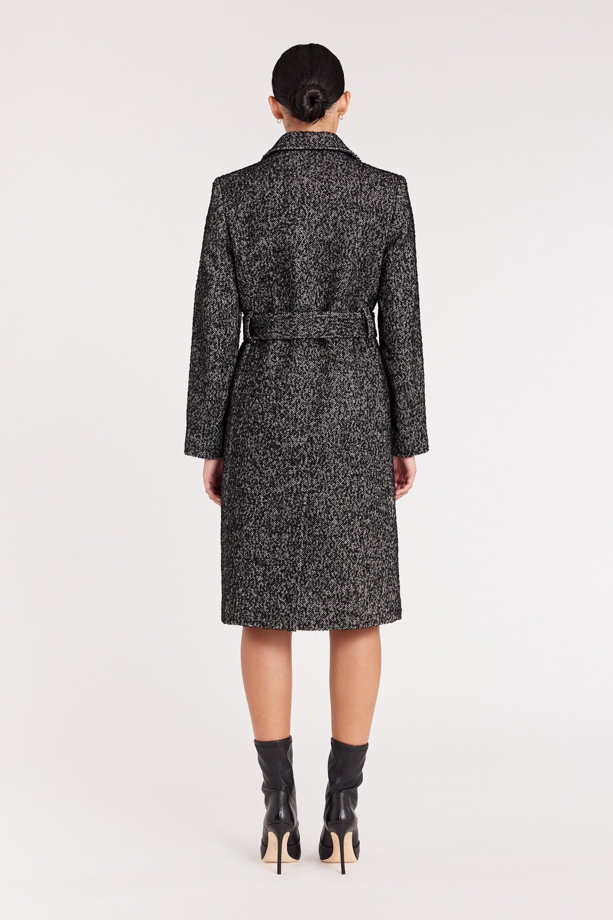 Greta Coat - Black/Ivory-Perri Cutten