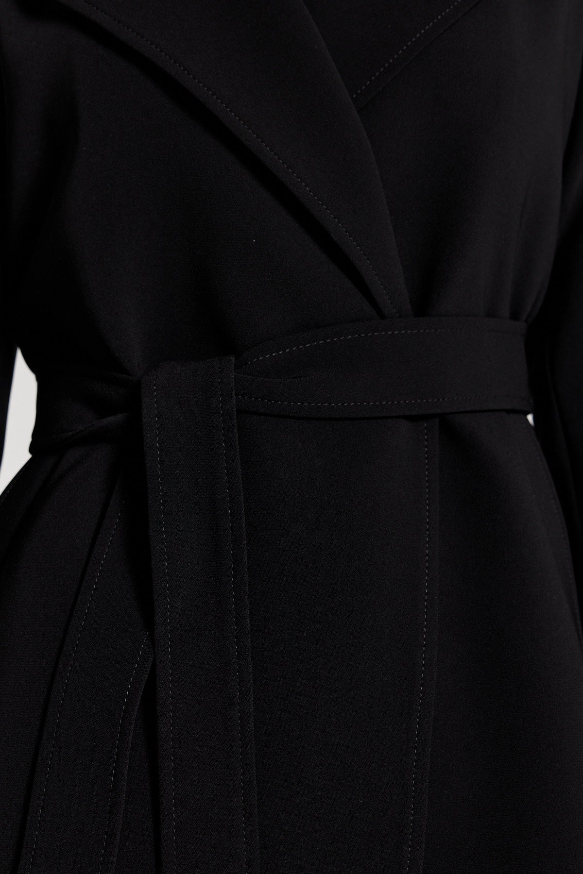 City Trench Coat - Black-Perri Cutten